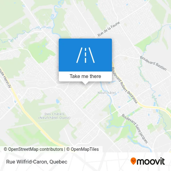 Rue Wilfrid-Caron map