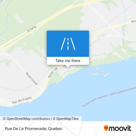 Rue De La Promenade map