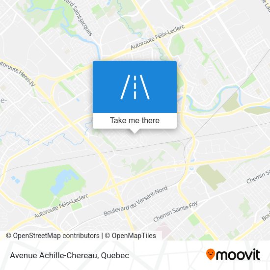 Avenue Achille-Chereau map