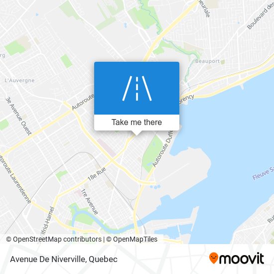 Avenue De Niverville map