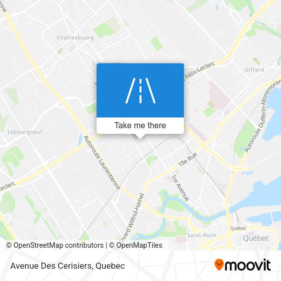 Avenue Des Cerisiers map