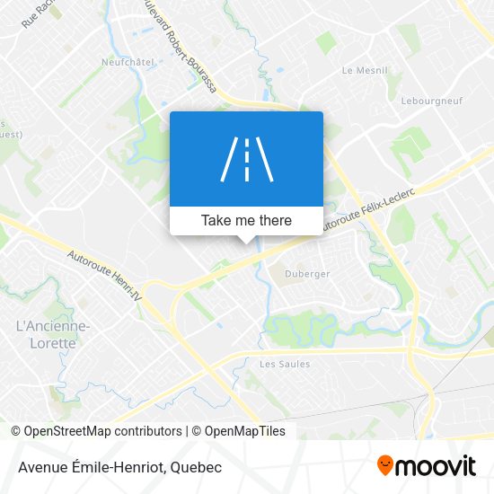 Avenue Émile-Henriot map