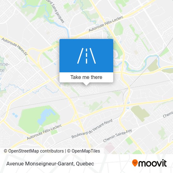 Avenue Monseigneur-Garant map