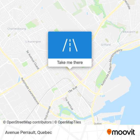 Avenue Perrault map