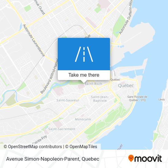 Avenue Simon-Napoleon-Parent map