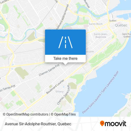 Avenue Sir-Adolphe-Routhier map