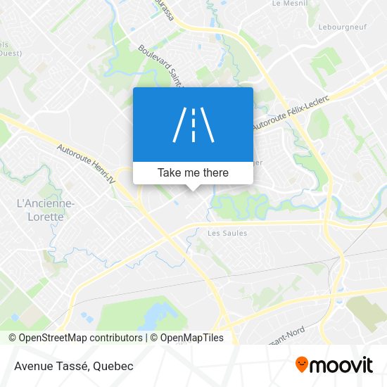 Avenue Tassé map