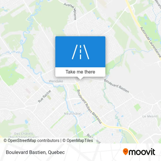 Boulevard Bastien map