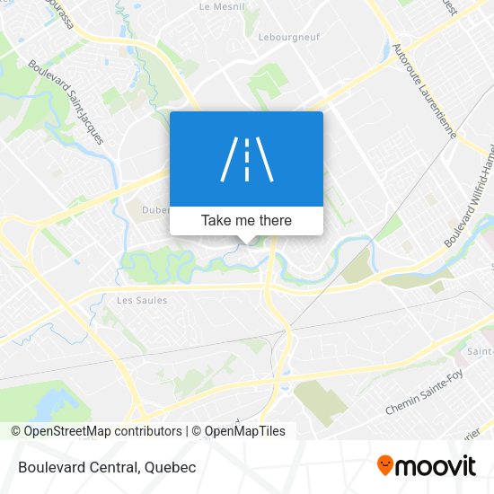 Boulevard Central map