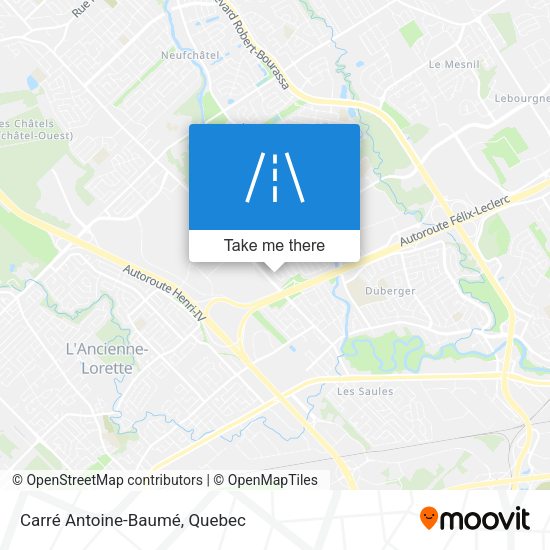 Carré Antoine-Baumé map