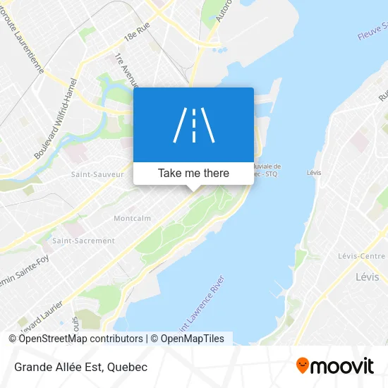 Grande Allée Est map