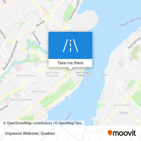 Impasse Webster map