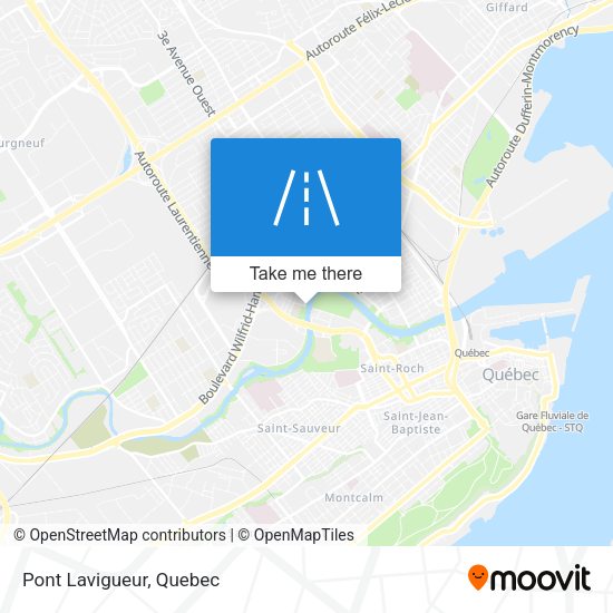 Pont Lavigueur map