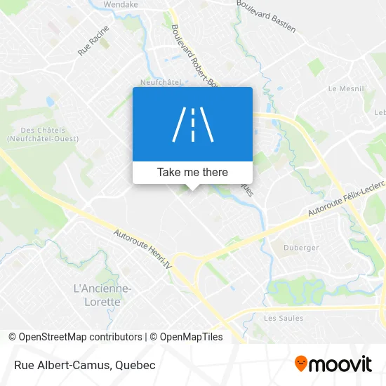 Rue Albert-Camus map