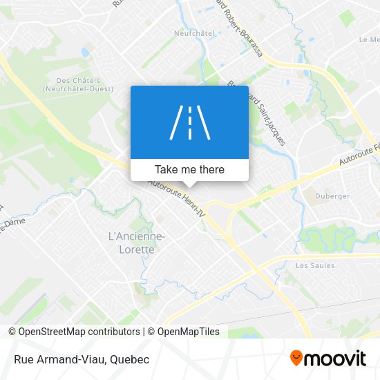 Rue Armand-Viau map