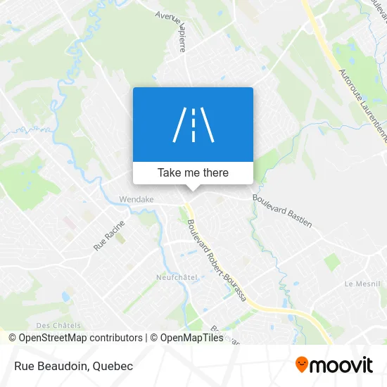 Rue Beaudoin map