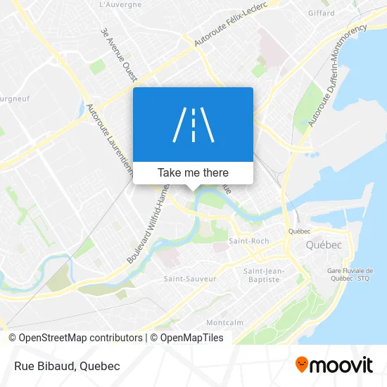 Rue Bibaud map