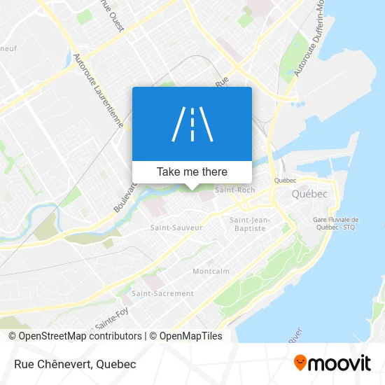 Rue Chênevert map
