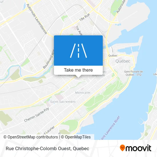Rue Christophe-Colomb Ouest map