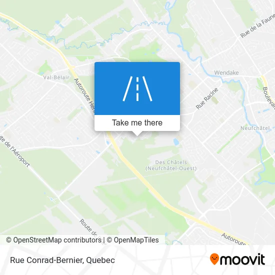 Rue Conrad-Bernier map