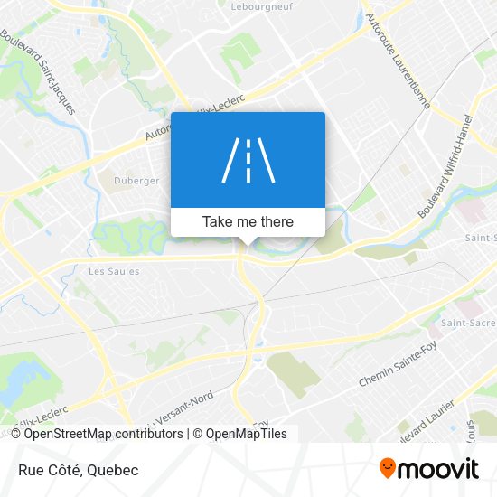 Rue Côté map