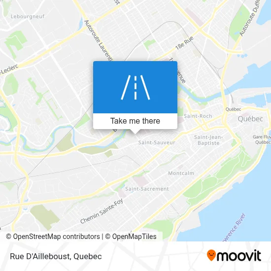 Rue D'Ailleboust map