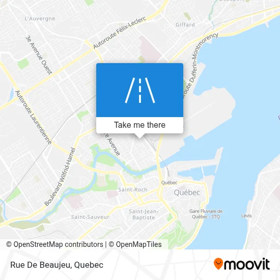 Rue De Beaujeu map