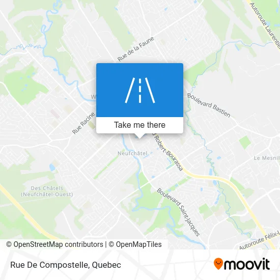 Rue De Compostelle map