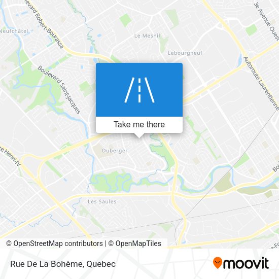 Rue De La Bohème map