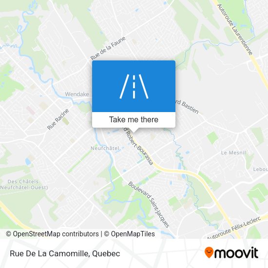 Rue De La Camomille map