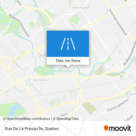 Rue De La Presqu'Île map