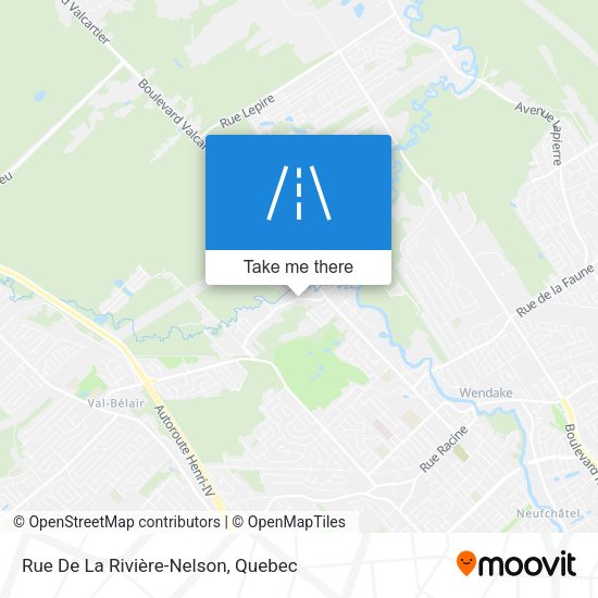 Rue De La Rivière-Nelson map