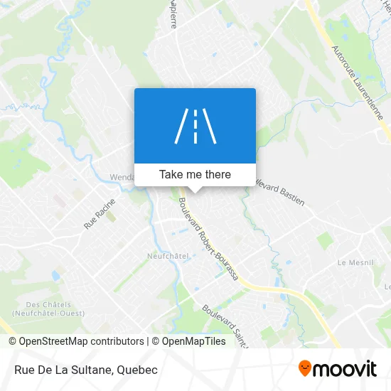 Rue De La Sultane map