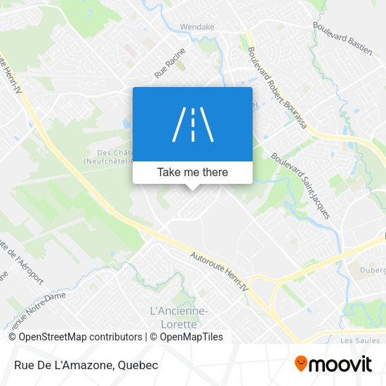 Rue De L'Amazone map
