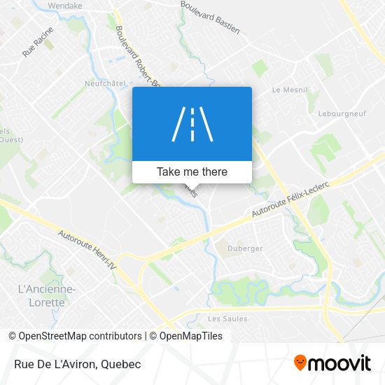 Rue De L'Aviron map