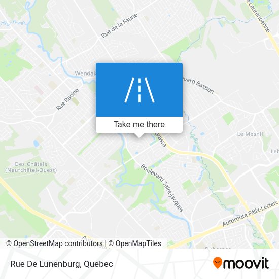 Rue De Lunenburg map