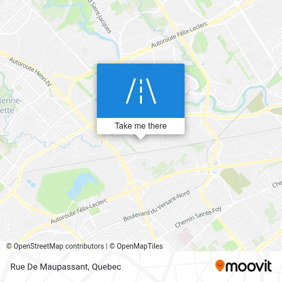 Rue De Maupassant map