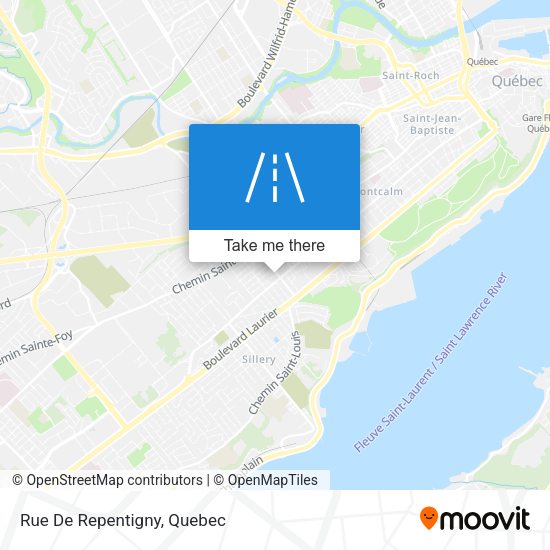 Rue De Repentigny map