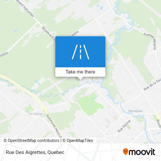 Rue Des Aigrettes map