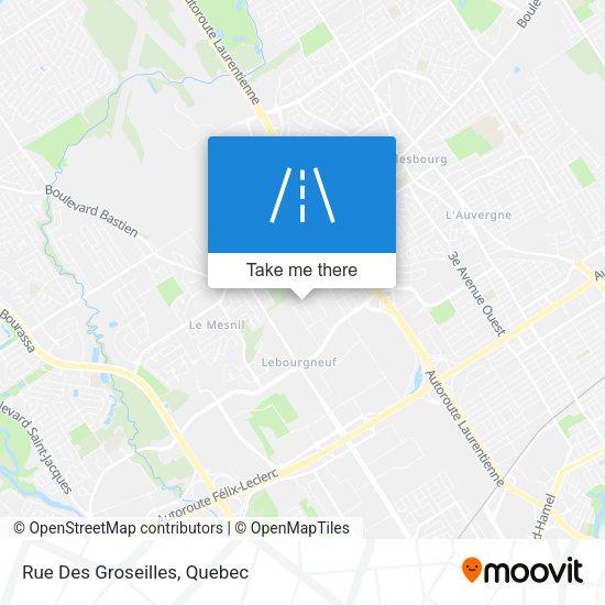 Rue Des Groseilles map