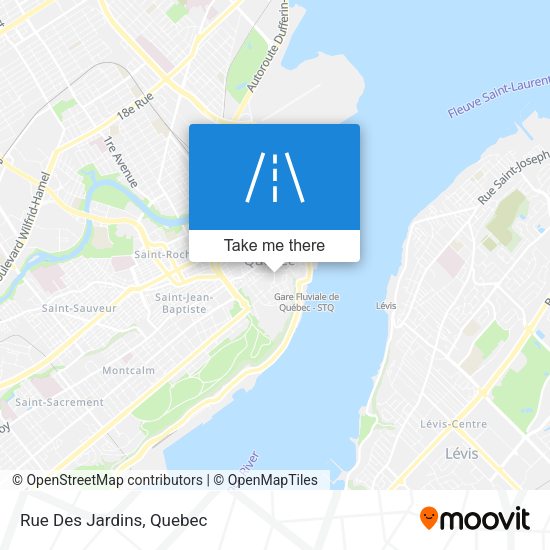 Rue Des Jardins map