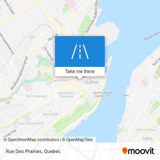 Rue Des Prairies map