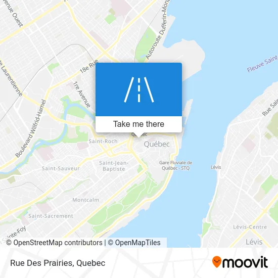 Rue Des Prairies map