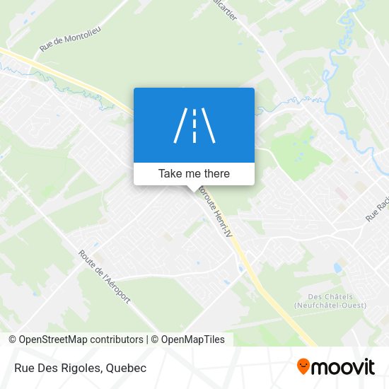 Rue Des Rigoles map
