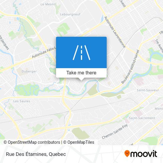 Rue Des Étamines map