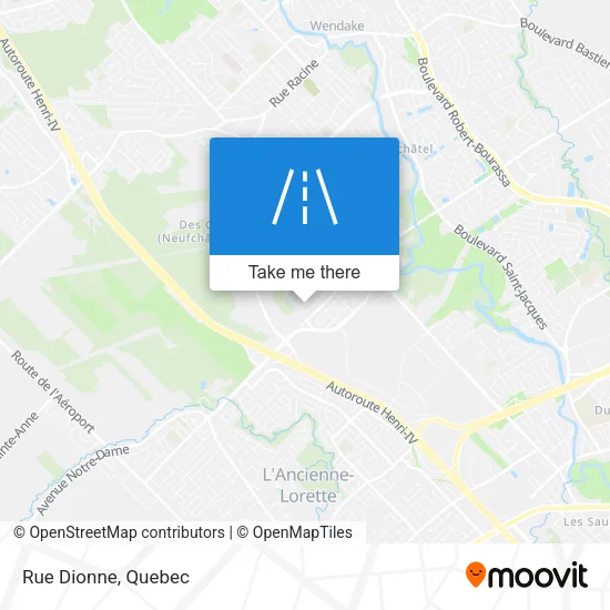 Rue Dionne map