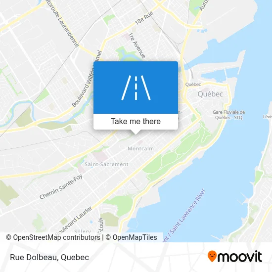 Rue Dolbeau map