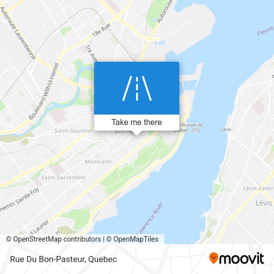 Rue Du Bon-Pasteur map