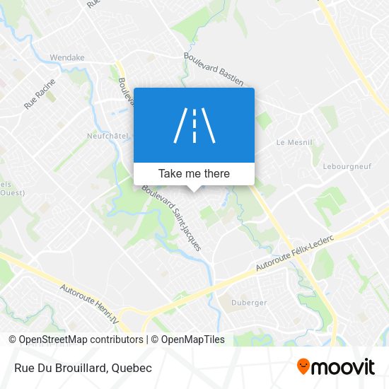 Rue Du Brouillard map