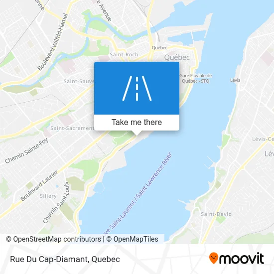 Rue Du Cap-Diamant map